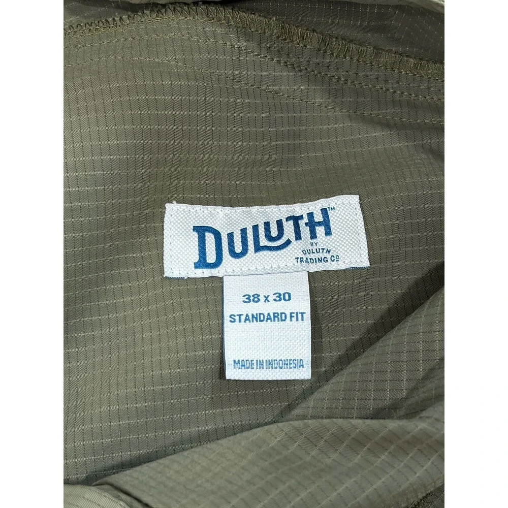 Duluth‎ Mens Breezeshooter Work Pants Green 38x30 Hiking Lightweight Utility